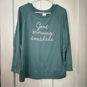 Secret Treasures Aqua Slate Sweatshirt